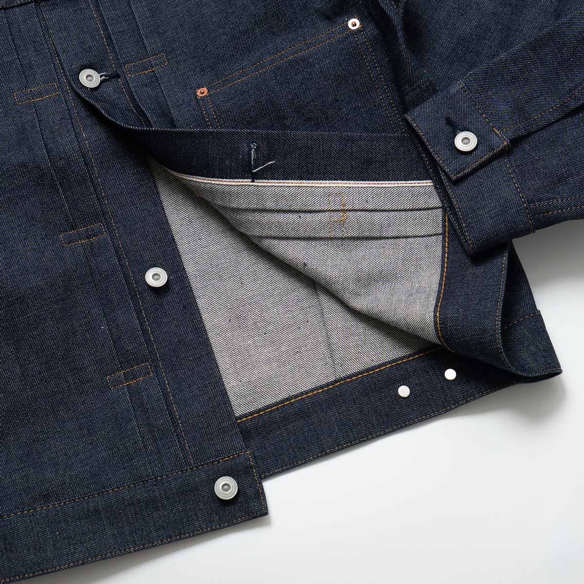 コットンリサーチクラブCOTTONRESEARCHCLUBセルビッジインディゴデニムジャケット