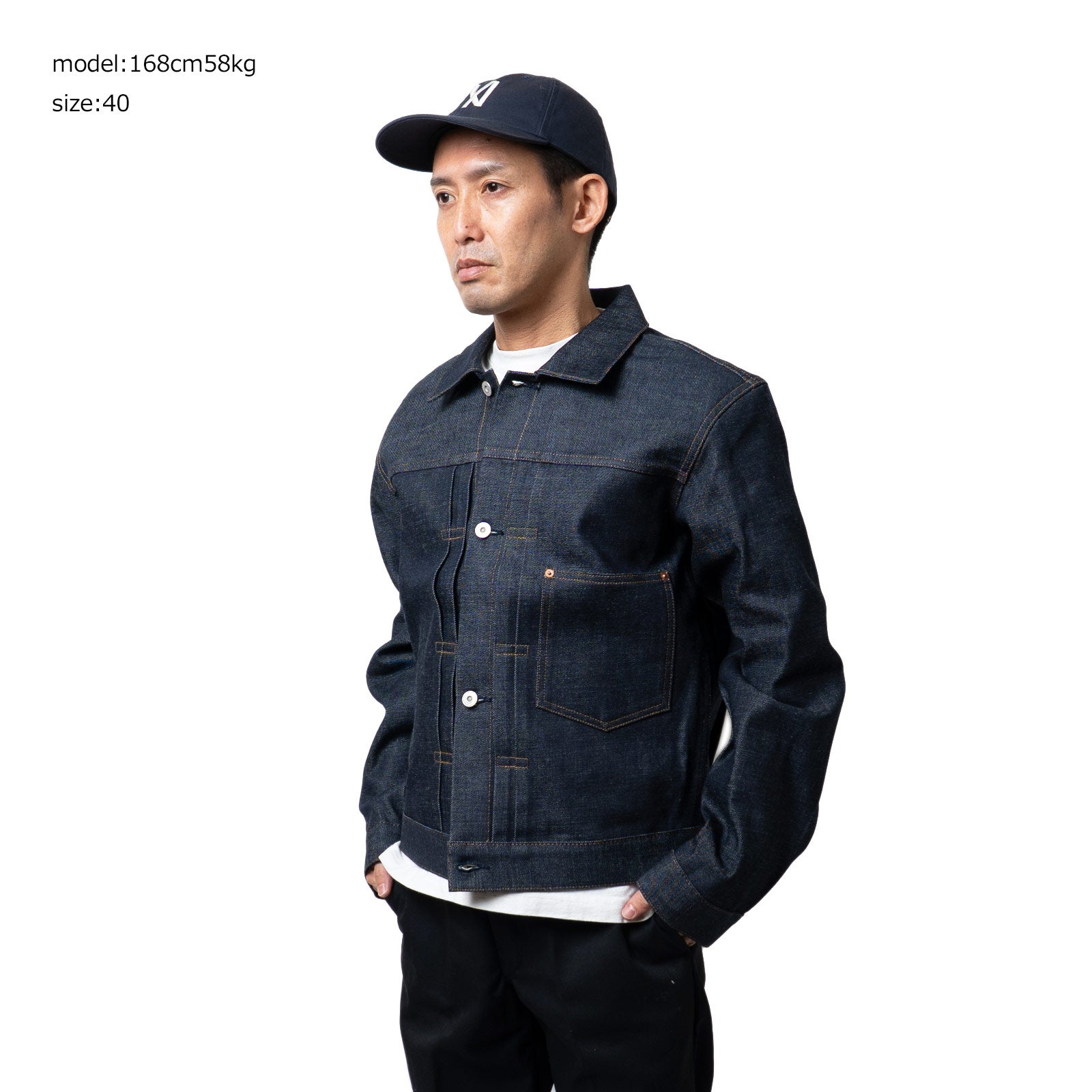 コットンリサーチクラブCOTTONRESEARCHCLUBセルビッジインディゴデニムジャケット